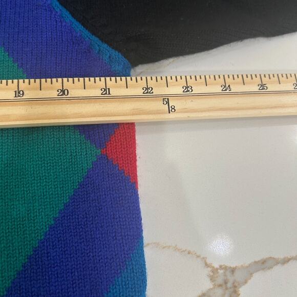 Vintage Liz Claiborne Collection Sweater 100% Merino Wool SZM 80s 90s - Picture 7 of 9